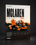Mclaren 720s Aluminium Wall Art